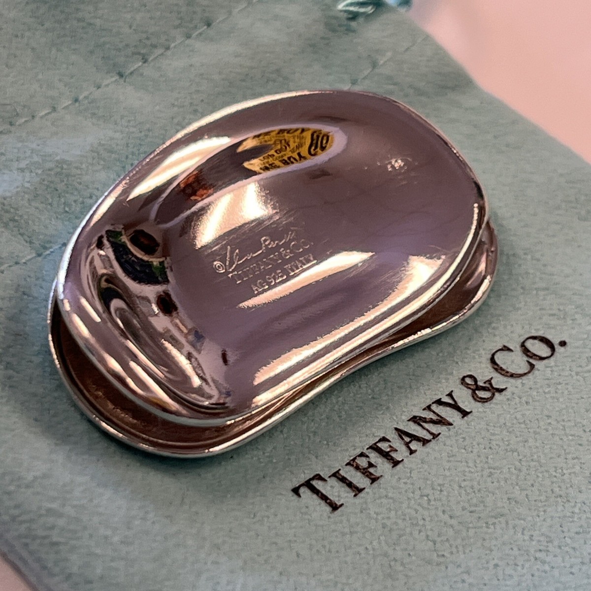 Elsa Peretti USED⭐︎Tiffany & Co. マネークリップ Tiffany & Company Elsa Peretti Bean Money Clip | eBay