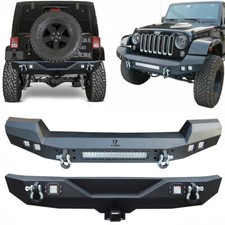 Vijay For 2007-2018 Jeep Wrangler Jk Front Bumper Or Rear Bumper With Lights