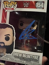 Funko Pop! WWE Drew McIntyre #154 Signed Funko PSA