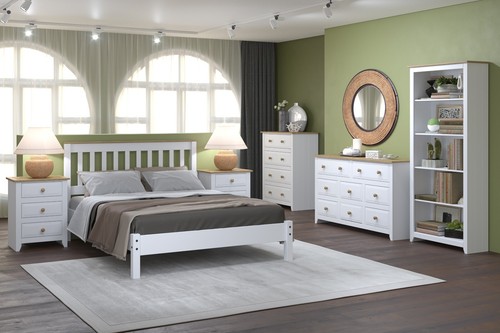 Capri 6+2 Drawer Large Chest of Drawers - Picture 6 of 9
