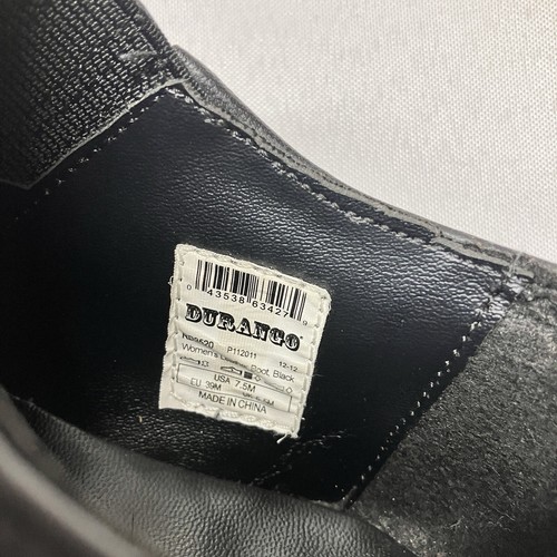 Durango Crush Low Cut Slip On Boots Western Black Leather Women’s Size 7.5 - Picture 12 of 15