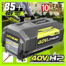 40V 6.0Ah Max Battery For Ryobi 40 Volt Lithium-ion OP4050 OP40602 High Capacity