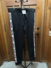 Moschino Black Men's Sweatpants with Side Taping Medium