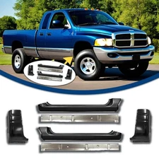 Outer Rocker Inner Rocker Panel & Cab Corner KIT For 1994-2001 Dodge Ram 2Dr New