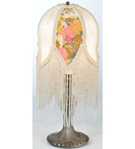 Meyda Tiffany 109198 15" Tall Accent Table Lamp - Antique