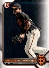 2022 Bowman #BCP-35 Heliot Ramos Chrome Prospects Gold Refractors #/50