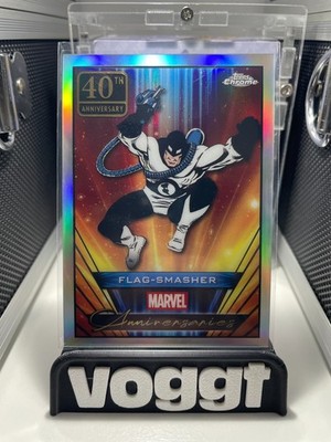 2025 Topps Chrome Marvel 40th Marvel Anniversaries Flag-Smasher Insert