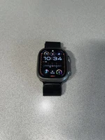 Apple Watch Ultra 1st Gen GPS + Cellular 49mm Titanium Silver Blk Metallic Band