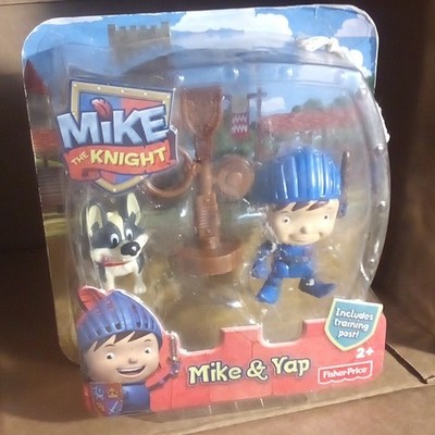 Fisher-Price Mike the Knight Mike & Yap Action Figure Plastic Training Post