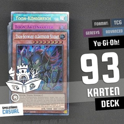 Yugioh! - Toon Deck XXL - Pegasus - Komplettes Deckthema! - Original & DE   