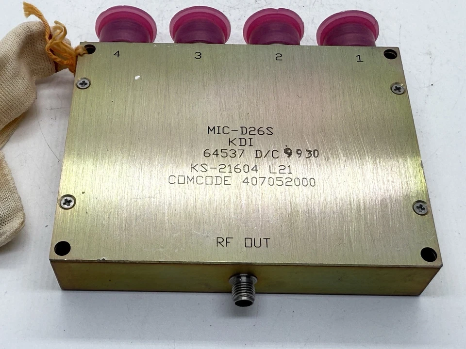 Combinador divisor de potencia RF KDI MIC-D26S 4 vías | tipo SMA-n Foto 2 de 4