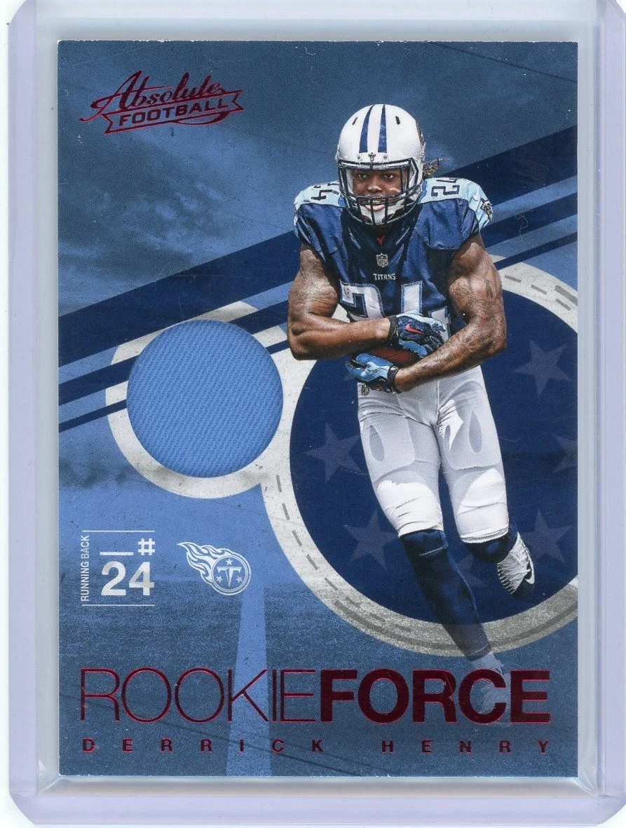 Derrick Henry Panini Absolute Rookie Force Material #13 Base
