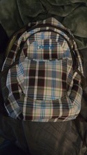 Dakine Prom 25L Backpack Mulitpocket Laptop, School, Hiking Blue Plaid 