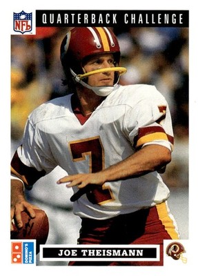1991 Upper Deck Domino's The Quarterbacks #44 Joe Theismann