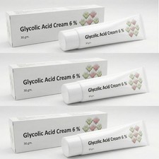  3pcs AHA Strong Brightening Body Cream Hydroxy  Glycolic Acid 6 Percent - 30g