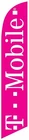 T-Mobile (pink) Feather Banner Swooper Flag - Replacement FLAG ONLY