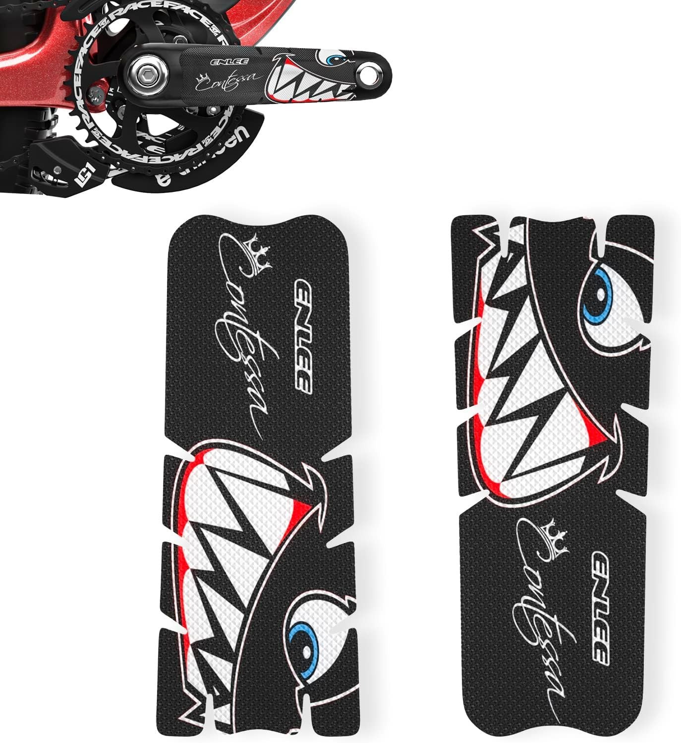 Adesivi Mountain Bike Durevoli - Protezione Telaio per Guarniture e Manubrio