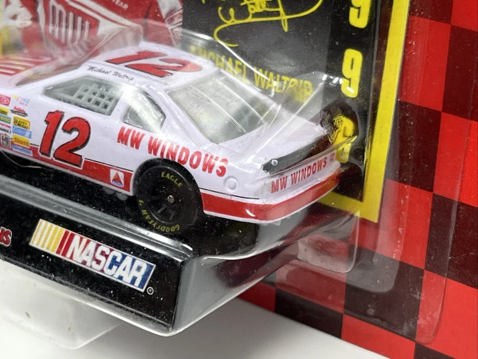 MUY RARO Racing Champions Michael Waltrip 1996 12 MW Windows 1:64 Ford Diecast Foto 4 de 4