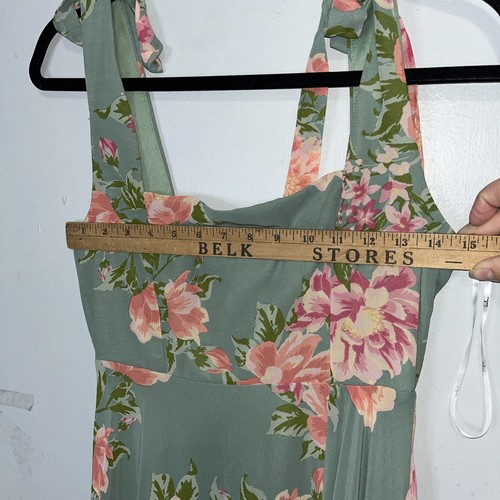 Nuevo con etiquetas Maxi correa de lazo floral Lulu's Passionate Forever Sage para mujer talla pequeña - Imagen 13 de 17