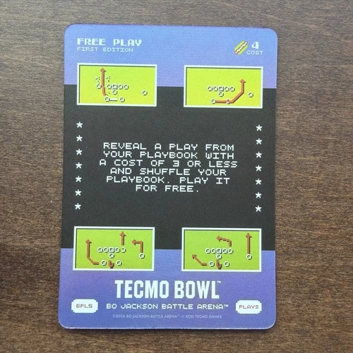 Bo Jackson battle arena Temo Bowl Bonus Plays Foil BPL5 "FREE PLAY"