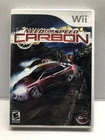 Need for Speed: Carbon (Nintendo Wii, 2006) Clean & Tested Working - Free Ship