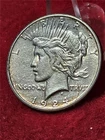 1924-S CIRCULATED 90% SILVER PEACE DOLLAR  ME VS YOU   VF/XF      #T4445