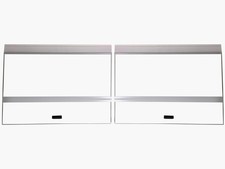 H2Pro Glass Canopy 2 Piece Set for Aqueon  All Glass only 75/90/110 Gallon 4...