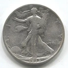 1933-S- WALKING LIBERTY HALF DOLLAR - 90% SILVER -LOT # 225- LOW MINTAGE