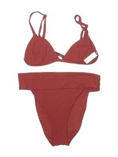 Andie Women Red Two Piece Swimsuit S