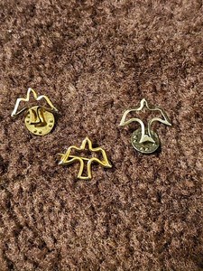 Lot Of 3 Vintage Communion Pins