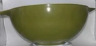 Vintage Pyrex #443 Cinderella Nesting Mixing Bowl Avocado Verde Green, 2  1/2 Qt