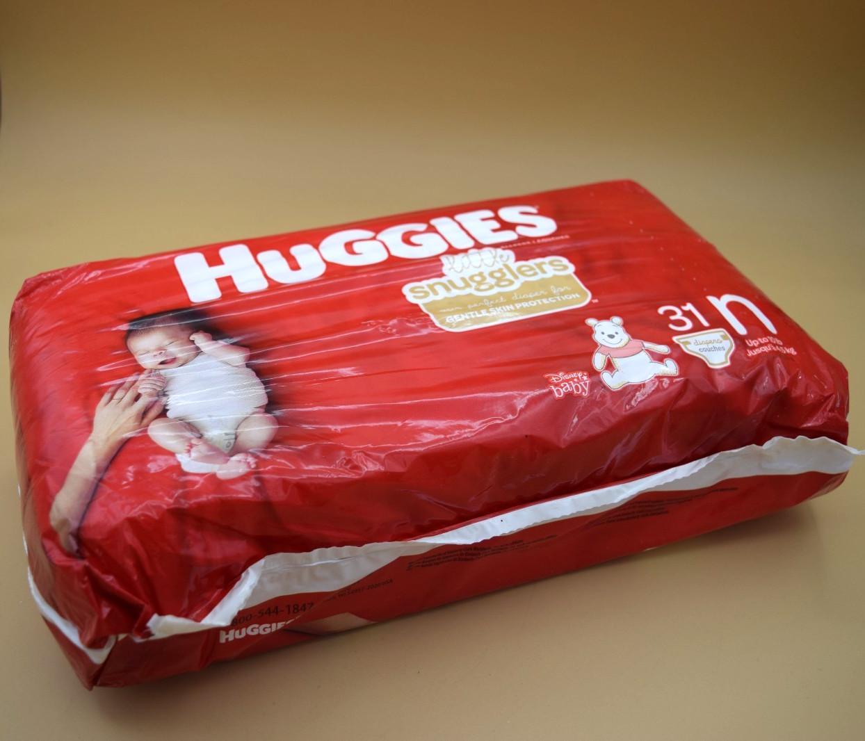 Huggies Little Snugglers Baby Diapers, Size Newborn (up to 10 lbs), 31 Ct