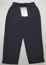 Susan Graver Crop Ankle Pants Womens Petite M...