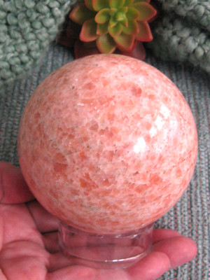 New Circular Clear Acrylic Stand Holder Display--Sphere, Ball-Reversible-1 3/4''