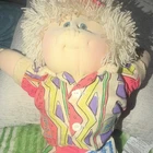 Cabbage Patch Kids 1993 14in Boy Doll Blue Eyes Blonde Curly Hair Soft Body XR