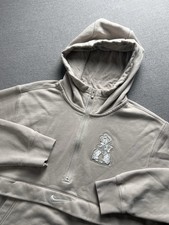 Oklahoma State Cowboys Sweater Womens M Beige Nike Anorak Swoosh OSU Pokes