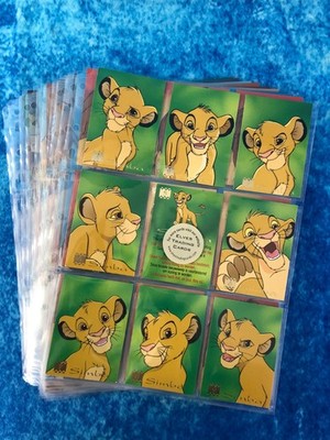 Der König der Löwen komplettes Trading Card Base Set von Panini 1995 DISNEY
