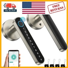 Compact Biometric Keyless Entry Lock - Multiple Unlock Modes Smart App Control