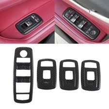 Car Door Window Glass Lift Button Panel Trim Cover Compatible with Maserati L...
