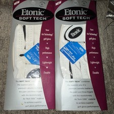 Etonic Soft Tech Golf Glove Ladies Large Left Air Tech 1000 New in Package Lot