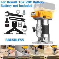 Cordless Electric Hand Trimmer Router Laminate For Dewalt 18V Battery with  Tool