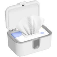 Baby Wipes Warmer, Larger Capacity Wipe Dispenser, Even Heating Diaper Wipe W...