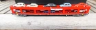 Tillig TT Auto Transport Wagon Loaded With 10 Cars DB Epoche 5/6