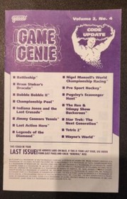 Galoob Game Genie Video Game Enhancer for NES Gaming with Codebooks