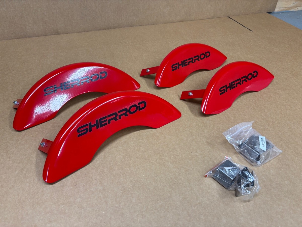 NEW MGP 55007SCUSDF Gloss Red Caliper Covers For 19-25 RAM 2500
