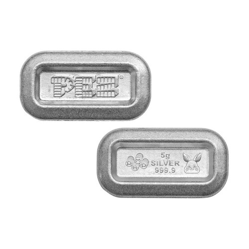 Obleas y dispensador Pamp 5gm resorte plateado conejito Pez 2023 6 piezas a prueba inversa... - Imagen 3 de 4