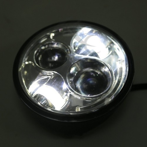 Motor 5-3/4" Daymaker Hid LED Lamp Headlight For Harley Sportster XL883 XL1200 - Imagen 5 de 5