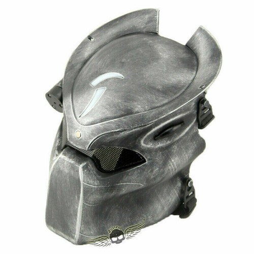 Game Airsoft Paintball Mask Strike Protection Predator Alien Hunter Light Mask - Picture 1 of 5