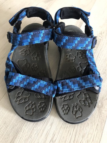 💙💙 TOPZUSTAND: Jack Wolfskin Sandale Blautöne Gr.33 TOPZUSTAND!! 💙💙 - Bild 3 von 10