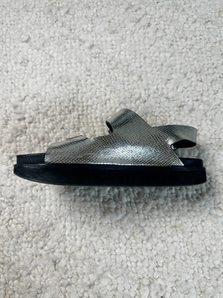 Sandalias Isabel Marant Ophie Plateadas Metálicas Plataforma Zapatos Talla 38 Foto 2 de 4